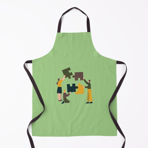 Item preview, Teamwork Putting Together Puzzle Pieces designed and sold by DailyDoodlesBySumbul.