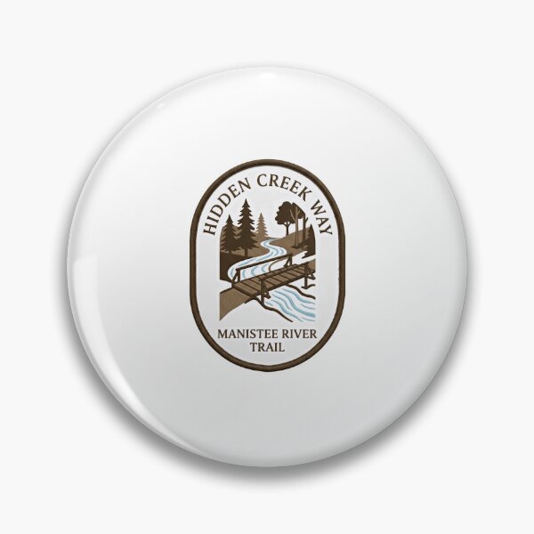 Item preview, Hidden Creek Way Manistee River Trail Hiking Outdoorsman designed and sold by Simsimah26Parks.