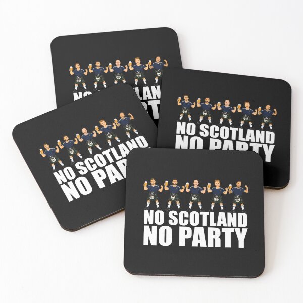 Item preview, No Scotland No Party Scotland World Cup Navy designed and sold by TschandriaArt.