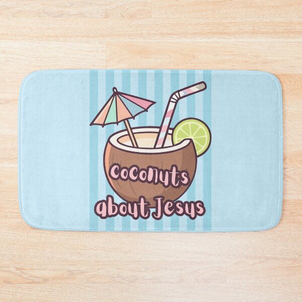 Item preview, Coconuts About Jesus Love Co Co Nuts Tropical Drink Beach Summer Cocktail designed and sold by Forevermore.