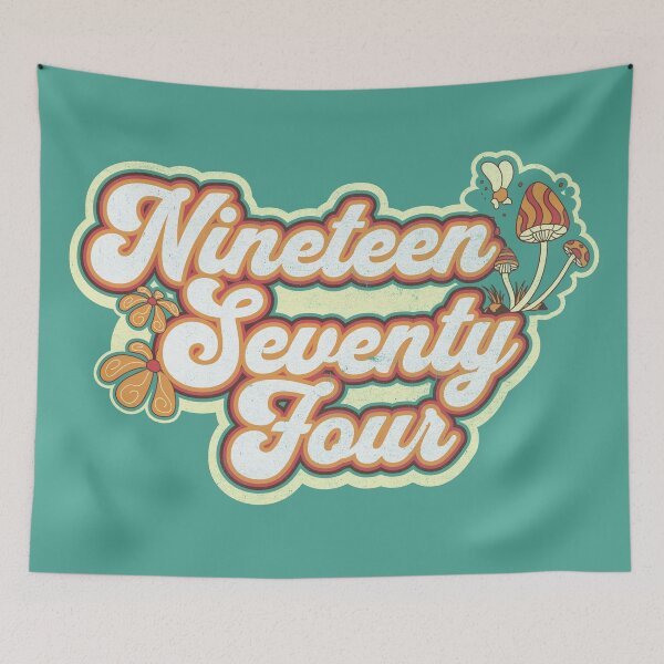 Item preview, 1974 Nineteen Seventy Four designed and sold by ThePioneerWay.