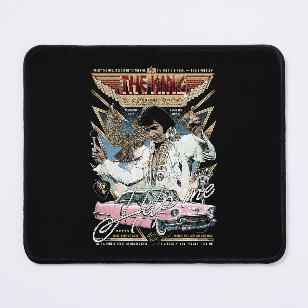 Item preview, elvis rock legend vintage fan art album cover designed and sold by Malkmkhlo-3.