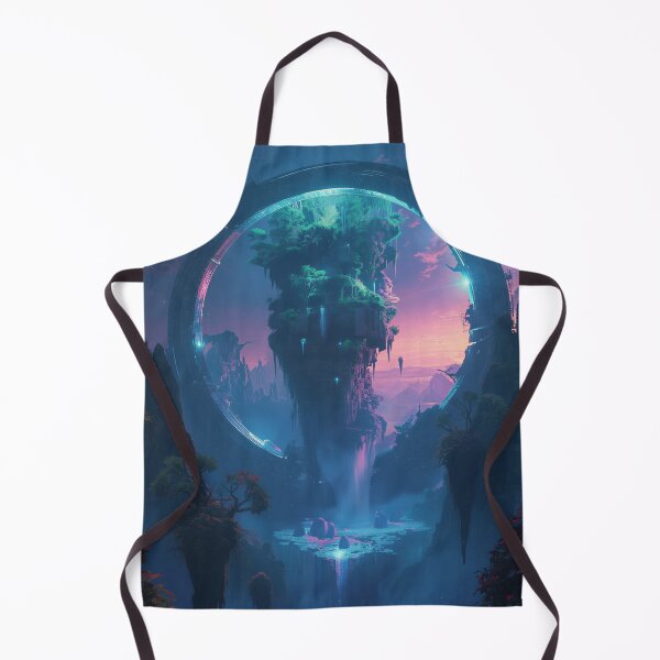 Item preview, Halo Rift Floating Biome Alien Fantasy Landscape Beyond Pandora designed and sold by Luminous Wilds.