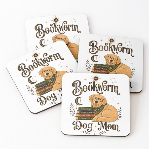 Item preview, Bookworm Dog Mom Boho Reading Design for Dog Loving Readers designed and sold by Passionread.