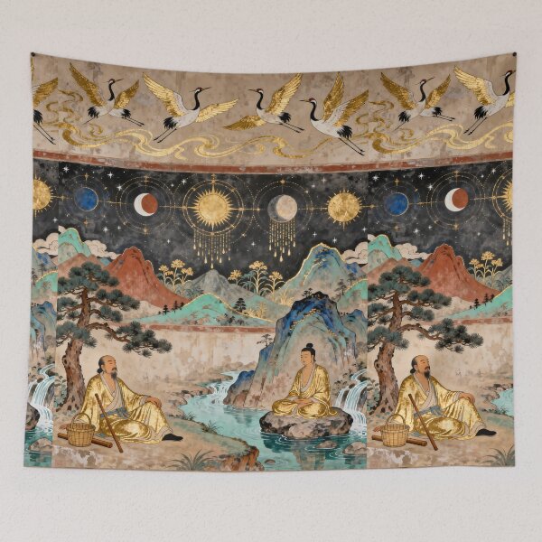 Item preview, The Crane's Mastery — Joy, Stillness, and the Sovereignty of Qi designed and sold by Studio Lumière Zeit.