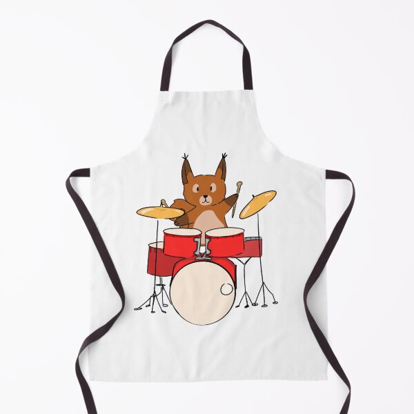 Item preview, Cute squirrel playing drums  designed and sold by thistleberry.