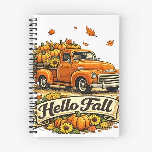 Item preview, Hello Fall Vintage Pumpkin Truck designed and sold by Mr Lee.