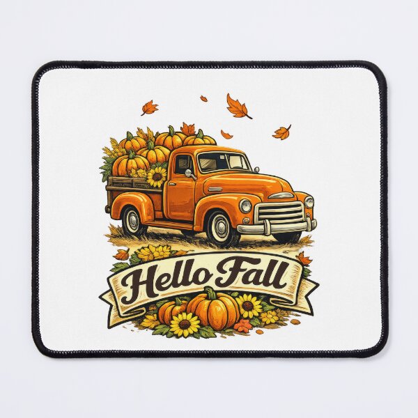 Item preview, Hello Fall Vintage Pumpkin Truck designed and sold by Mr Lee.