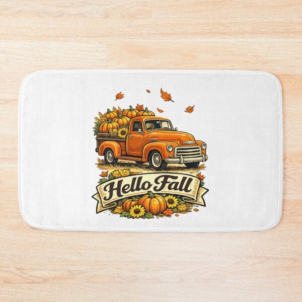 Item preview, Hello Fall Vintage Pumpkin Truck designed and sold by Mr Lee.