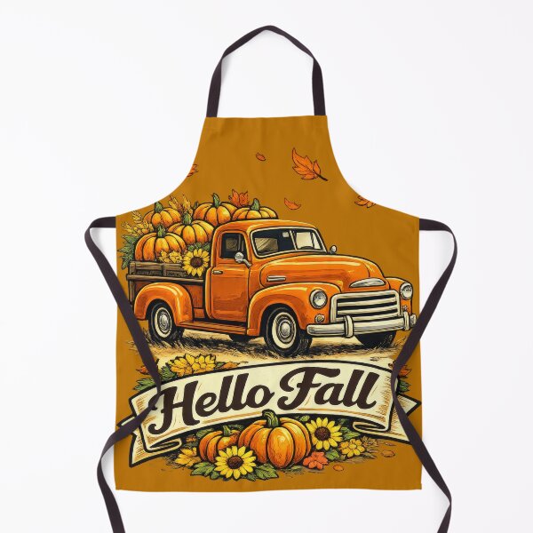 Item preview, Hello Fall Vintage Pumpkin Truck designed and sold by Mr Lee.