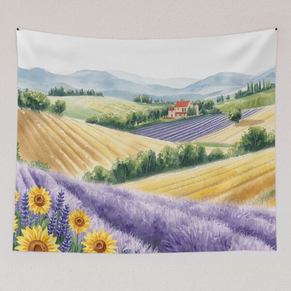 Item preview, Lavender field designed and sold by Art70shop.
