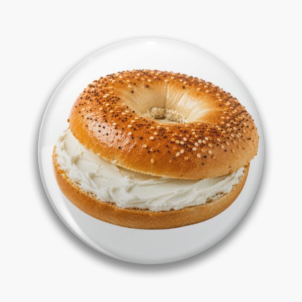 Item preview, Fresh Bagel With Cream Cheese Art designed and sold by PriyankaSonara.