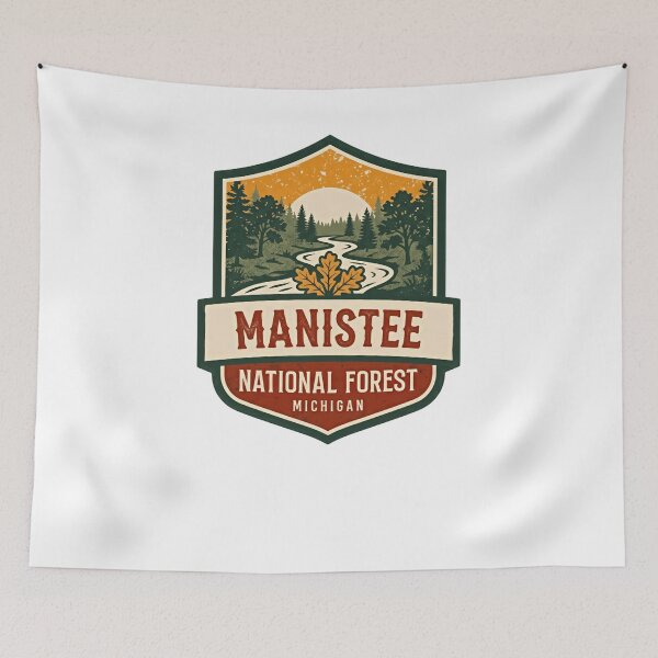 Item preview, Manistee National Forest Michigan Nature Explorer Outdoor Travel designed and sold by Simsimah26Parks.