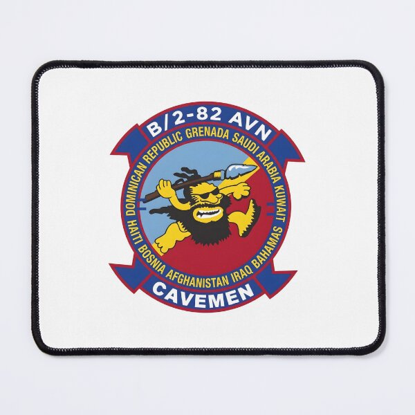 Item preview, B/2-82 Aviation Regiment "Cavemen" Military Insignia designed and sold by CharlieDesings.