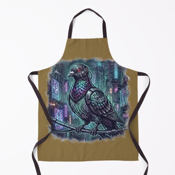 Item preview, Cyberpunk Pigeon in a Neon Futuristic City designed and sold by azule1.