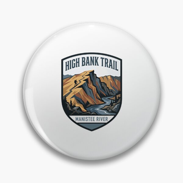 Item preview, High Bank Trail Manistee River Hiking Hiker Outdoors Adventure designed and sold by Simsimah26Parks.