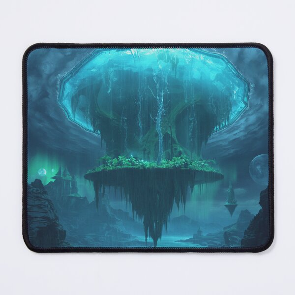 Item preview, Gravity Ocean Skyfall Alien Fantasy Landscape designed and sold by Luminous Wilds.