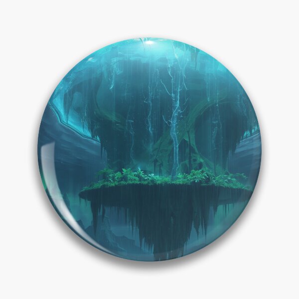 Item preview, Gravity Ocean Skyfall Alien Fantasy Landscape designed and sold by Luminous Wilds.
