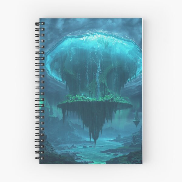 Item preview, Gravity Ocean Skyfall Alien Fantasy Landscape designed and sold by Luminous Wilds.