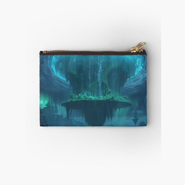 Item preview, Gravity Ocean Skyfall Alien Fantasy Landscape designed and sold by Luminous Wilds.