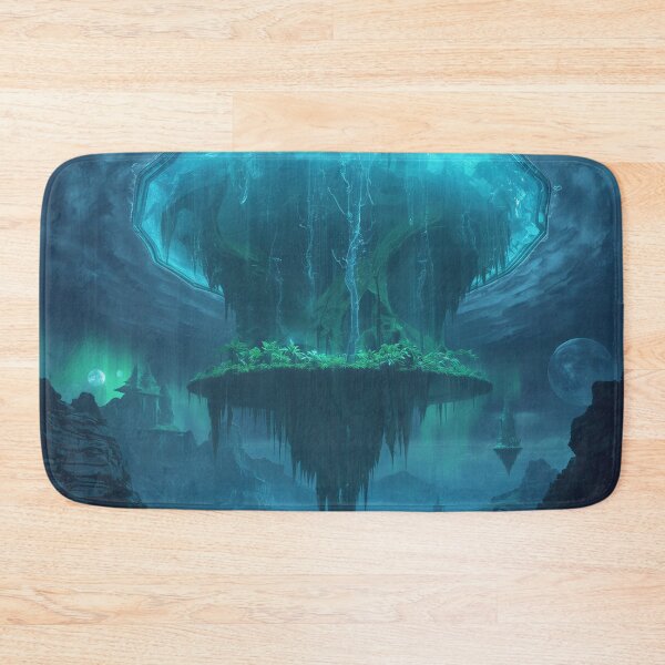 Item preview, Gravity Ocean Skyfall Alien Fantasy Landscape designed and sold by Luminous Wilds.