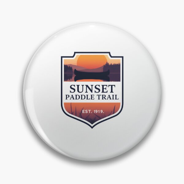 Item preview, Sunset Paddle Trail Paddler Outdoor Adventure Established 1919 designed and sold by Simsimah26Parks.