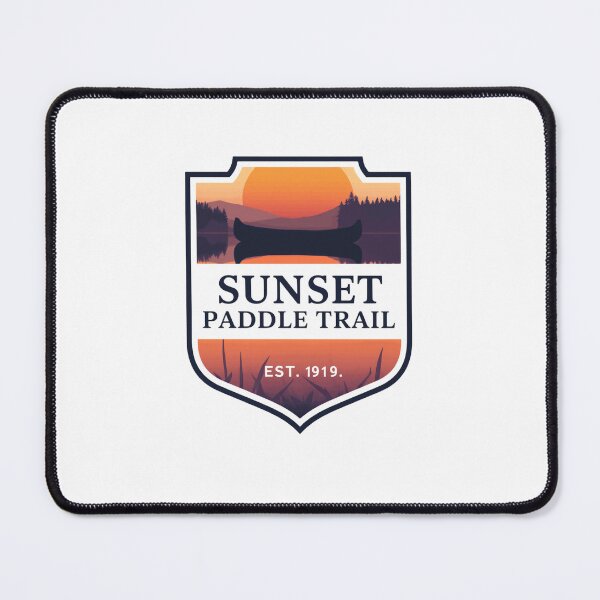 Item preview, Sunset Paddle Trail Paddler Outdoor Adventure Established 1919 designed and sold by Simsimah26Parks.