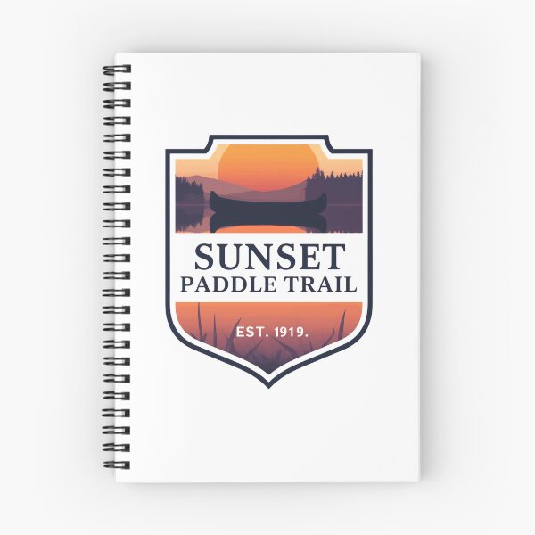 Item preview, Sunset Paddle Trail Paddler Outdoor Adventure Established 1919 designed and sold by Simsimah26Parks.