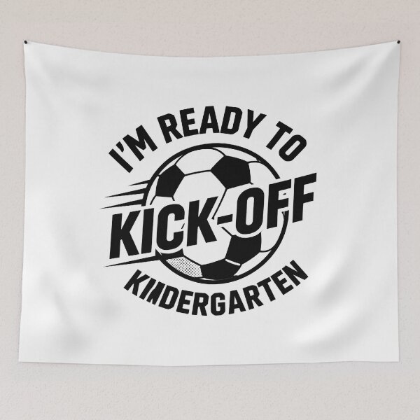 Item preview, I'm ready to kick off kindergarten  designed and sold by CHRIS0008.
