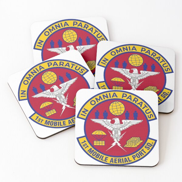 Item preview, 1st Mobile Aerial Port Squadron Military Insignia designed and sold by CharlieDesings.