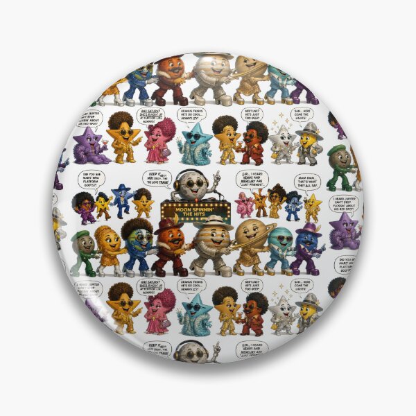 Item preview, PLANETAS Y ESTRELLAS BAILANDO designed and sold by PLANET GOSSIP.