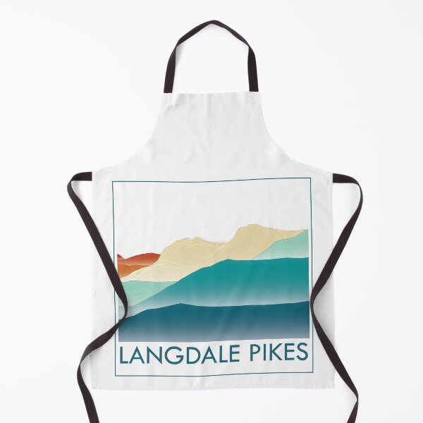Item preview, Stylised view of Langdale Pikes from Waterhead in Ambleside (v2) designed and sold by LazloWoodbine.