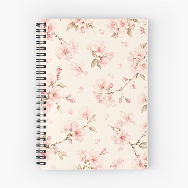 Item preview, Hanami Watercolor Cherry Blossom Sakura Seamless Pattern designed and sold by BeataPrint.