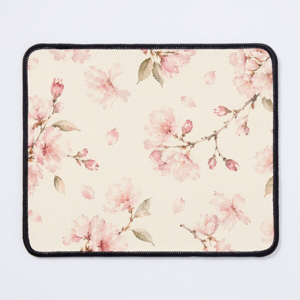 Item preview, Hanami Watercolor Cherry Blossom Sakura Seamless Pattern designed and sold by BeataPrint.