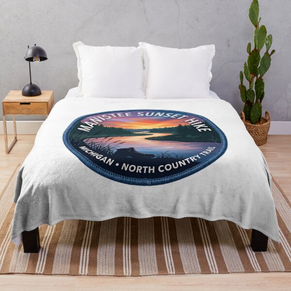 Item preview, Manistee Sunset Hike Michigan North Country Trail Hikers Outdoor Adventure designed and sold by Simsimah26Parks.