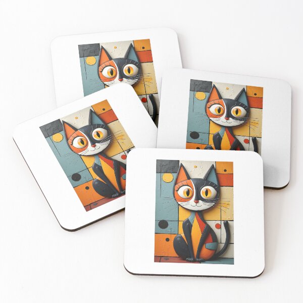 Item preview, Cubist Cat Chronicles designed and sold by Petalandfur.