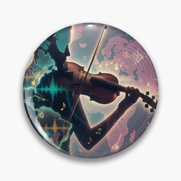 Item preview, World Music Day - Global Symphony: Violin Across the World designed and sold by DreamyWallVibes.