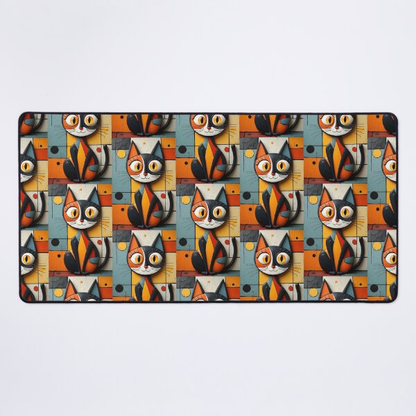 Item preview, Cubist Cat Chronicles designed and sold by Petalandfur.
