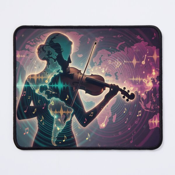 Item preview, World Music Day - Global Symphony: Violin Across the World designed and sold by DreamyWallVibes.