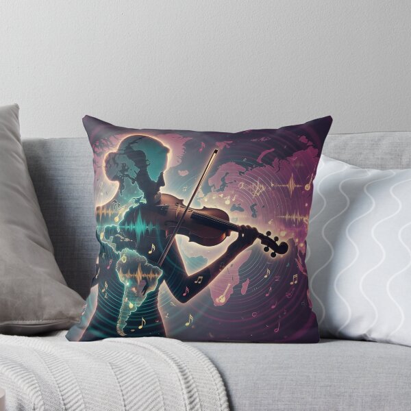 Item preview, World Music Day - Global Symphony: Violin Across the World designed and sold by DreamyWallVibes.