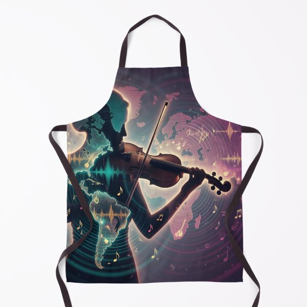 Item preview, World Music Day - Global Symphony: Violin Across the World designed and sold by DreamyWallVibes.