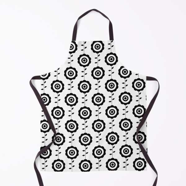 Item preview, Minimalist Retro Flower Folk Art Black Graphic designed and sold by ZorianArt.