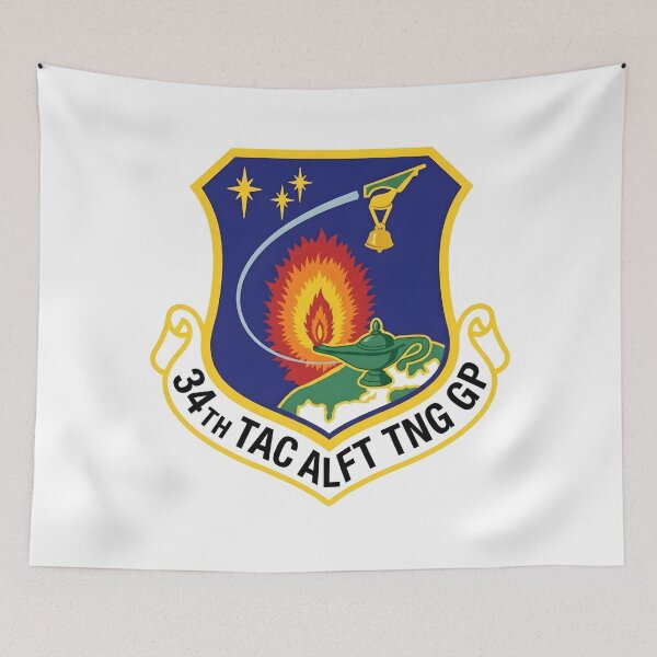 Item preview, 34th Tactical Airlift Training Group Military Insignia designed and sold by CharlieDesings.