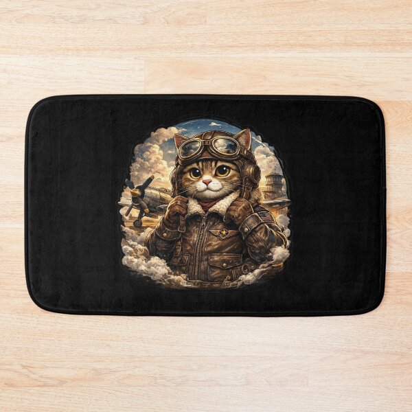 Item preview, Pilot Cat – Born To Fly designed and sold by layalistoresa.