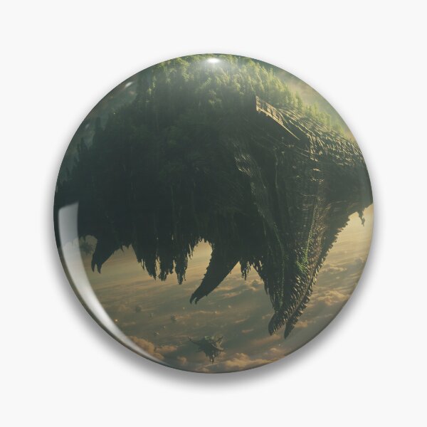 Item preview, Sky Leviathan Ark Migration Alien Fantasy Landscape Beyond Pandora designed and sold by Luminous Wilds.