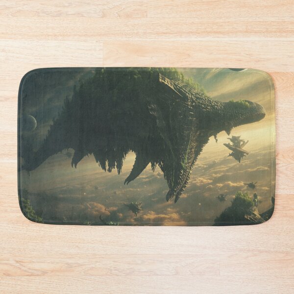 Item preview, Sky Leviathan Ark Migration Alien Fantasy Landscape Beyond Pandora designed and sold by Luminous Wilds.