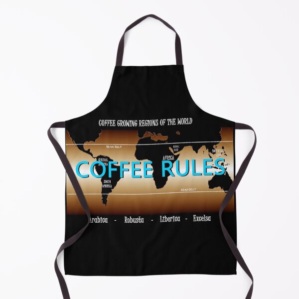 Item preview, Coffee Rules World Map designed and sold by Dlt1981.