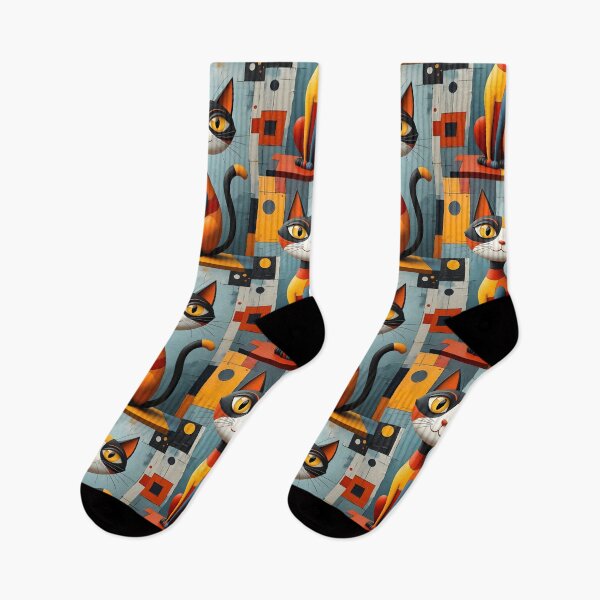 Item preview, Cubist Cat Artistry designed and sold by Petalandfur.