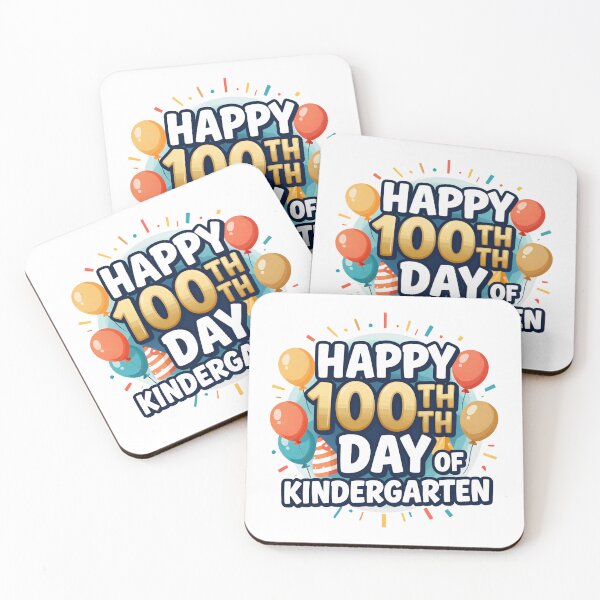 Item preview, happy 100th day of kindergarten  designed and sold by VYRON STUDIO.