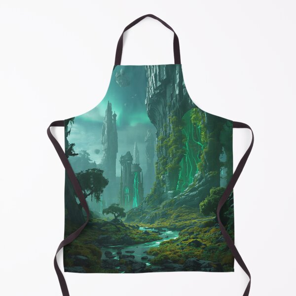 Item preview, Aurora Spine Megaforest Alien Fantasy Landscape Beyond Pandora designed and sold by Luminous Wilds.